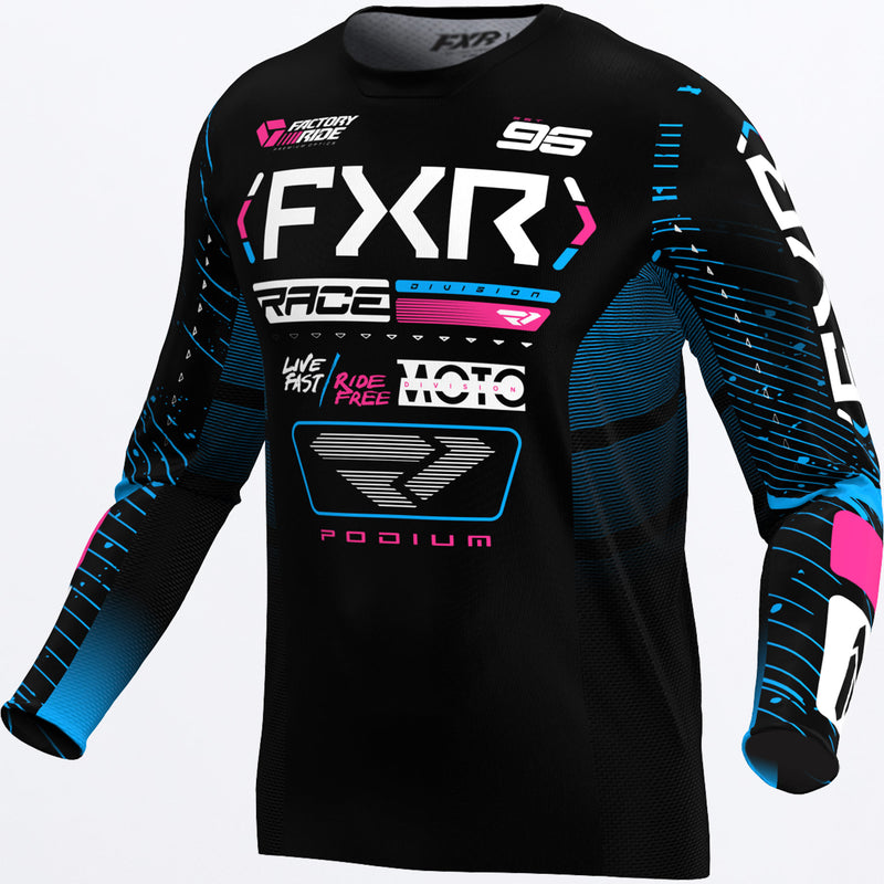 Podium_MXJersey_Yth_BlkCyanPink_253325-_1042_front