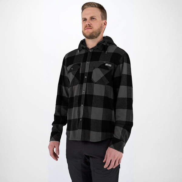 Men's Timber Hooded Flannel Shirt