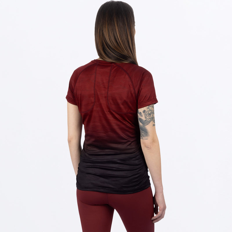 ExhaleActive_TShirt_W_Merlot_231419-_2712_Back