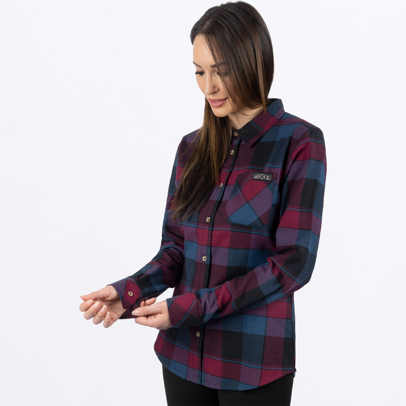 Timber_Flannel_Shirt_W_DarkSteelMerlot_231209-_0327_DetailCuff