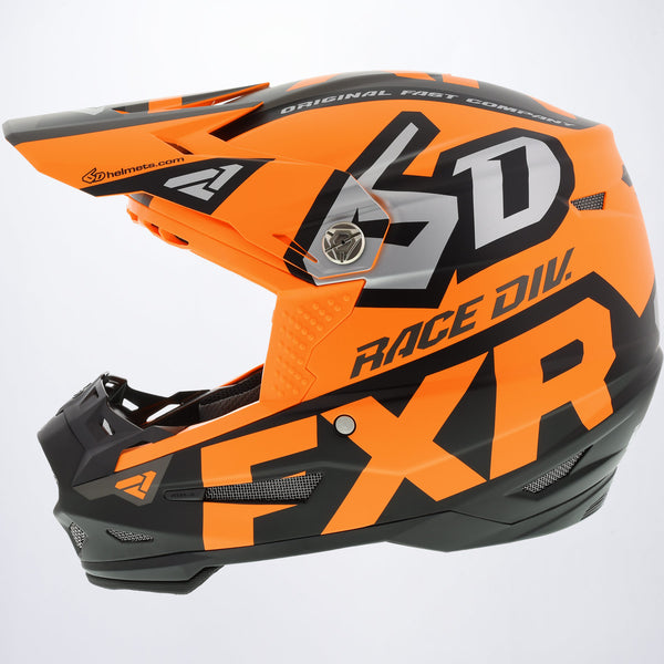 6DRaceDiv_Helmet_OrangeBlackWhite_200600-3010-Left