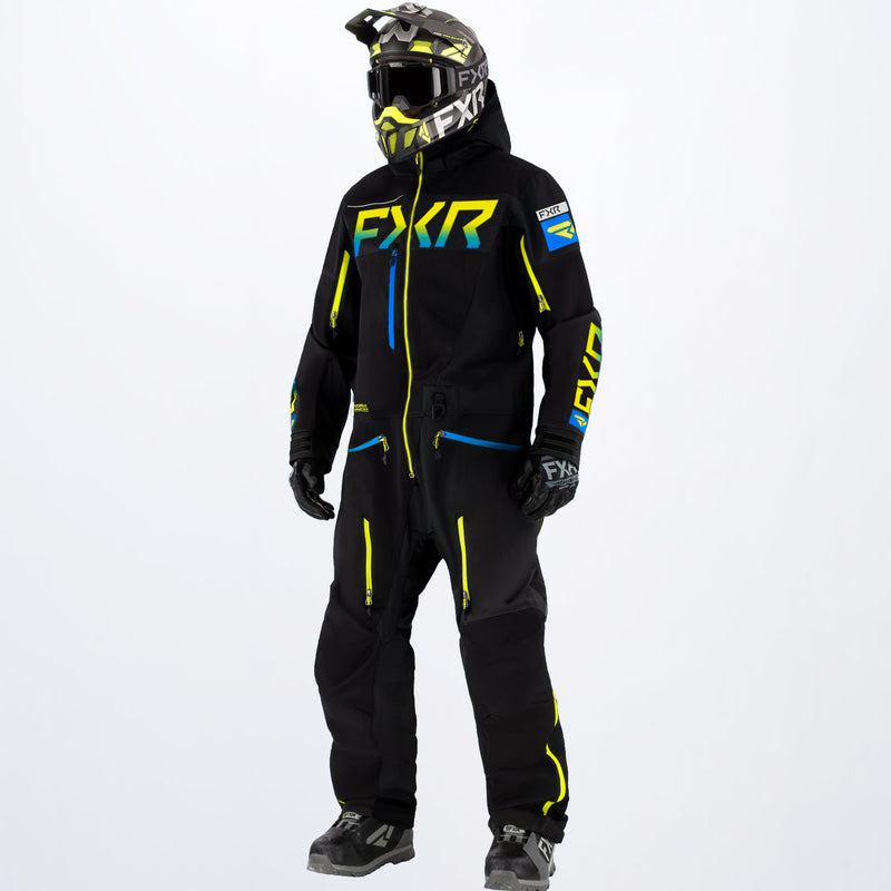 Ranger_Monosuit_M_BlackBlueHiVis_Front