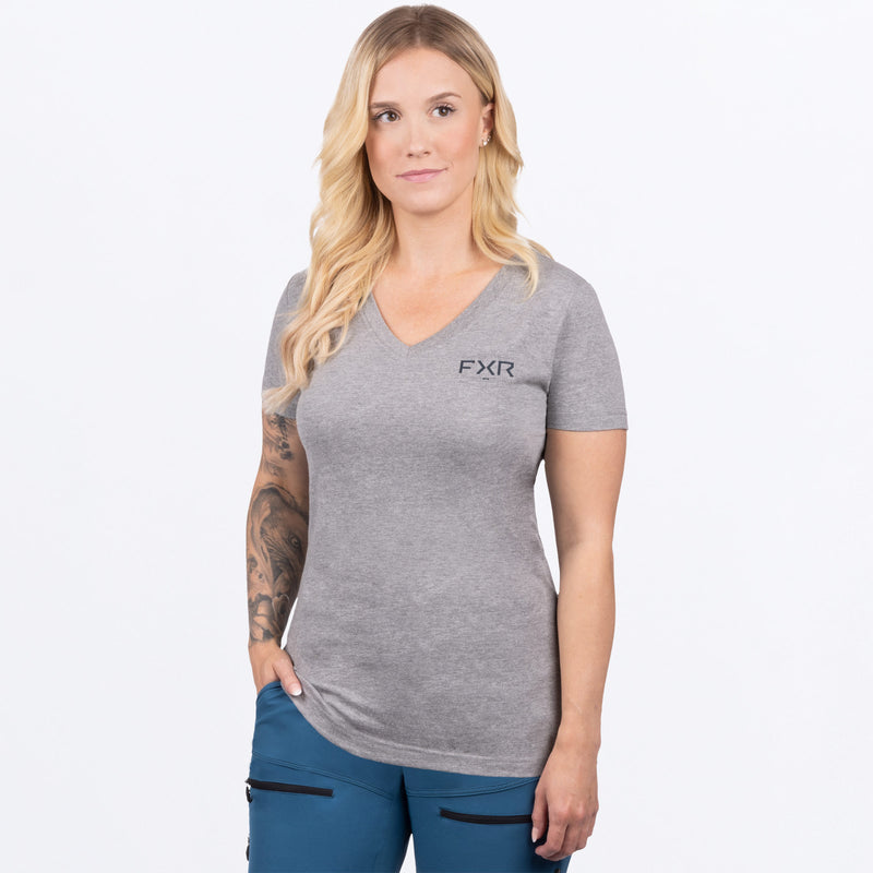 Helium_PremiumVNeckTShirt_W_GreyHeatherDarkSteel_242231-_0703_Front