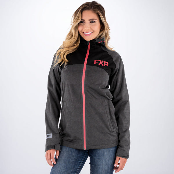 JadeDualLaminate_Jacket_W_CharcoalHeatherCoral_202201-_0693_Front