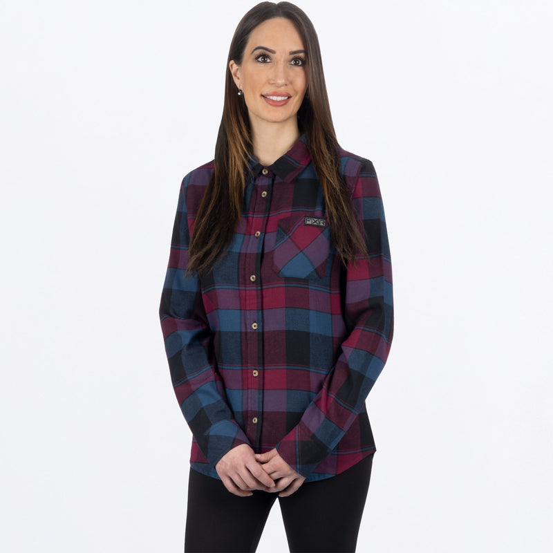 Timber_Flannel_Shirt_W_DarkSteelMerlot_231209-_0327_Front