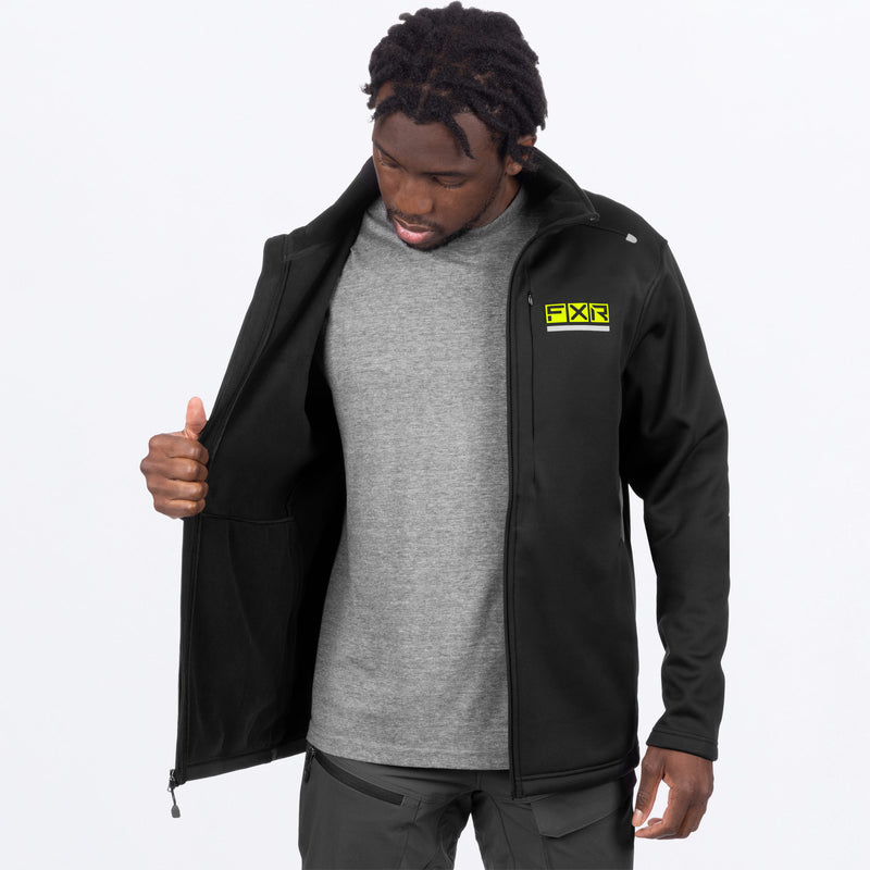 ElevationTech_ZipUp_M_BlackHiVis_231101-_1065_Detail