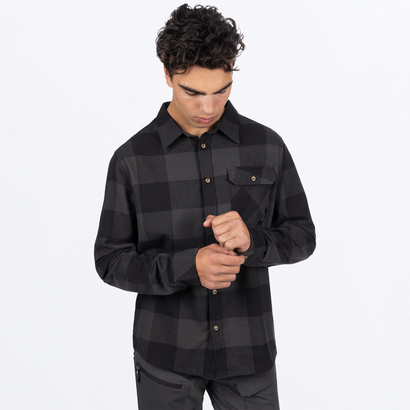 TimberFlannel_Shirt_M_CharBlack_231116-_0810_Detail