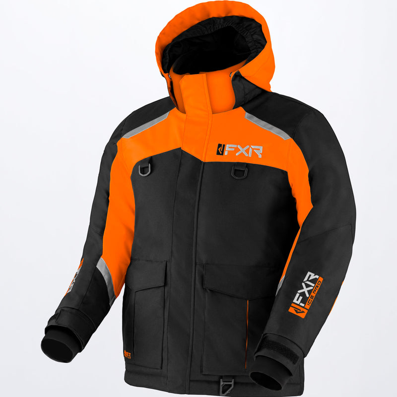 ExcursionIcePro_Jacket_Y_BlackOrange_220427-_1030_Front