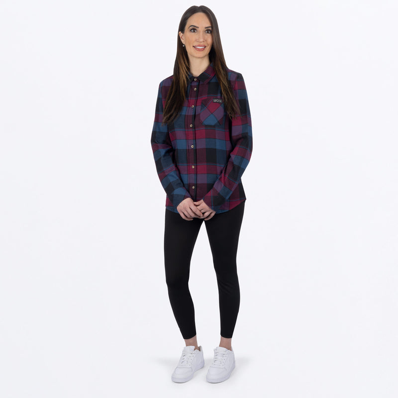 Timber_Flannel_Shirt_W_DarkSteelMerlot_231209-_0327_FrontFULL