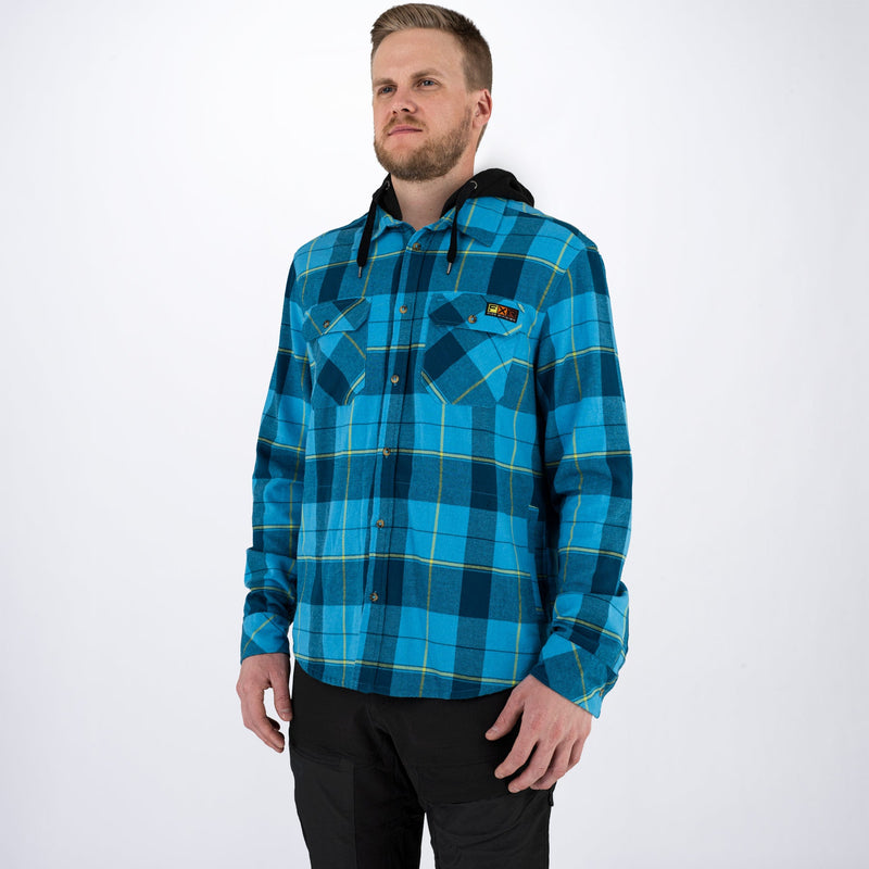 Men's Timber Hooded Flannel Shirt