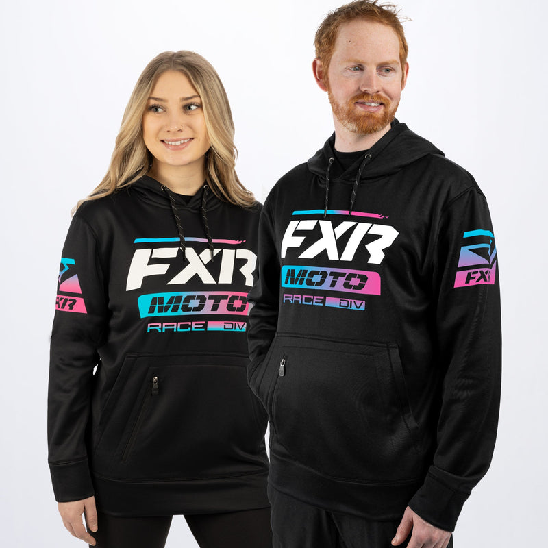 Unisex Moto Tech Pullover Hoodie