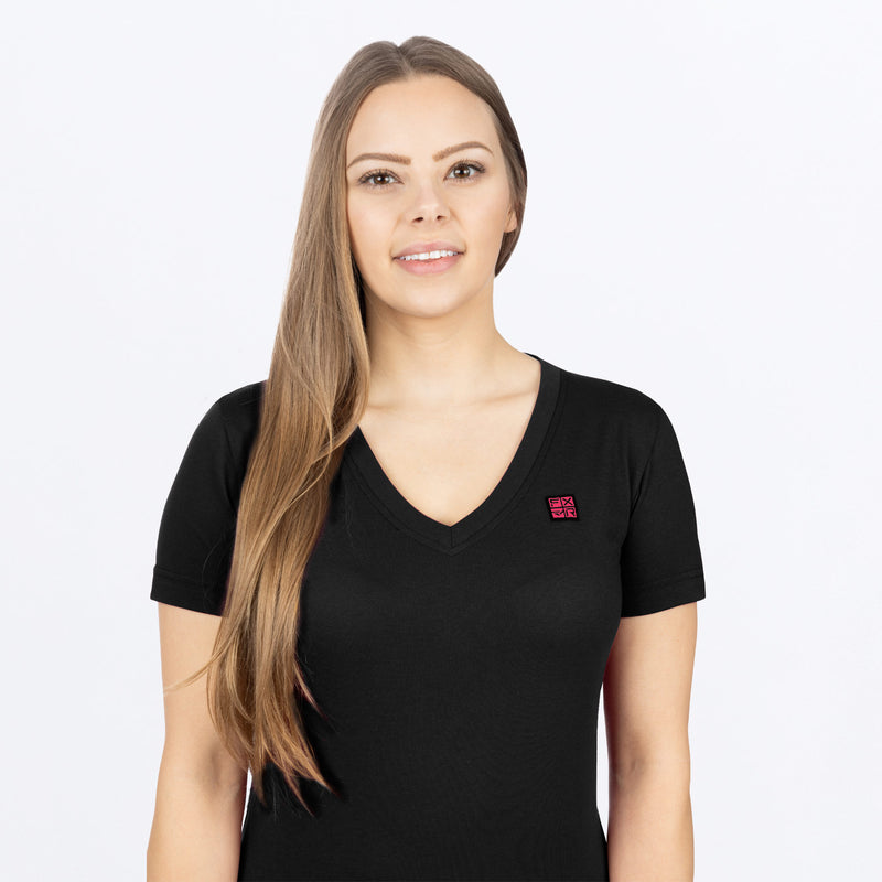 RideXPrem_VNeck_TShirt_W_BlackRazz_241417-_1028_FrontDetail